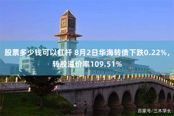 股票多少钱可以杠杆 8月2日华海转债下跌0.22%，转股溢价率109.51%