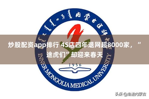 炒股配资app排行 4S店四年退网超8000家，“途虎们”却迎来春天