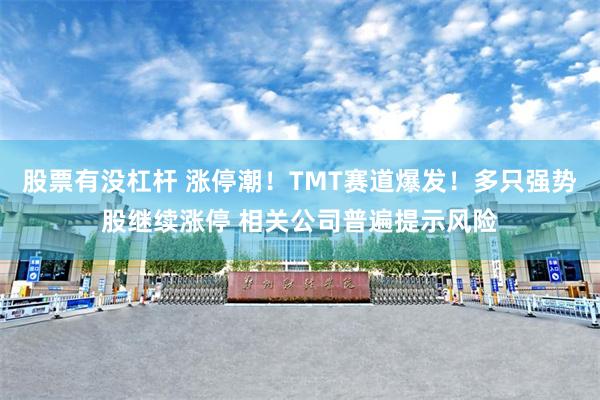 股票有没杠杆 涨停潮！TMT赛道爆发！多只强势股继续涨停 相关公司普遍提示风险