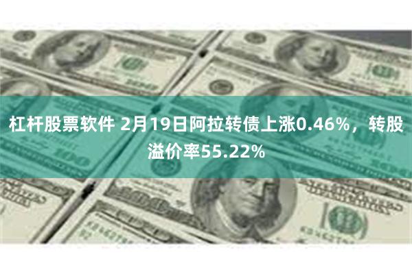 杠杆股票软件 2月19日阿拉转债上涨0.46%，转股溢价率55.22%